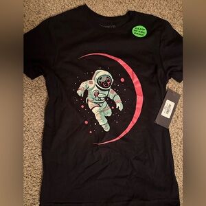 Black Astronaut Graphic Tee